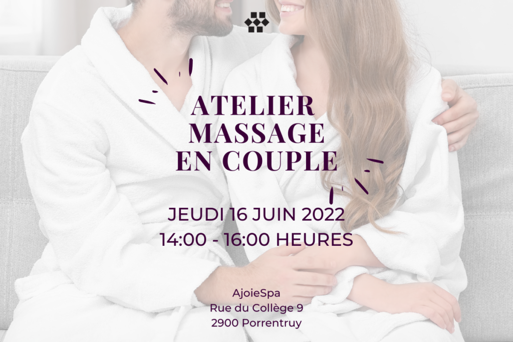 AjoieSpa Atelier Workshop Massage en Couple